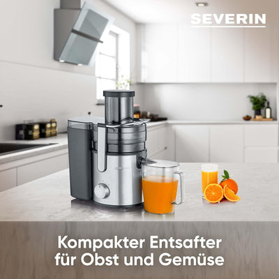 SEVERIN ES 3570 Entsafter (800 W, mit 1,1 L Saftbehälter)
