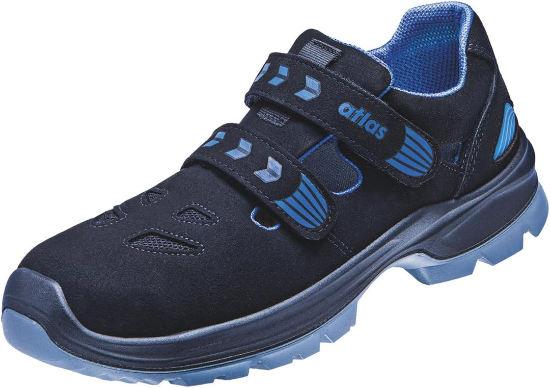 Atlas Alu-tec 360 - EN ISO 20345 S1 - W10, Unisex - Erwachsene Sicherheitsschuhe 37 EU Schwarz, 37 E