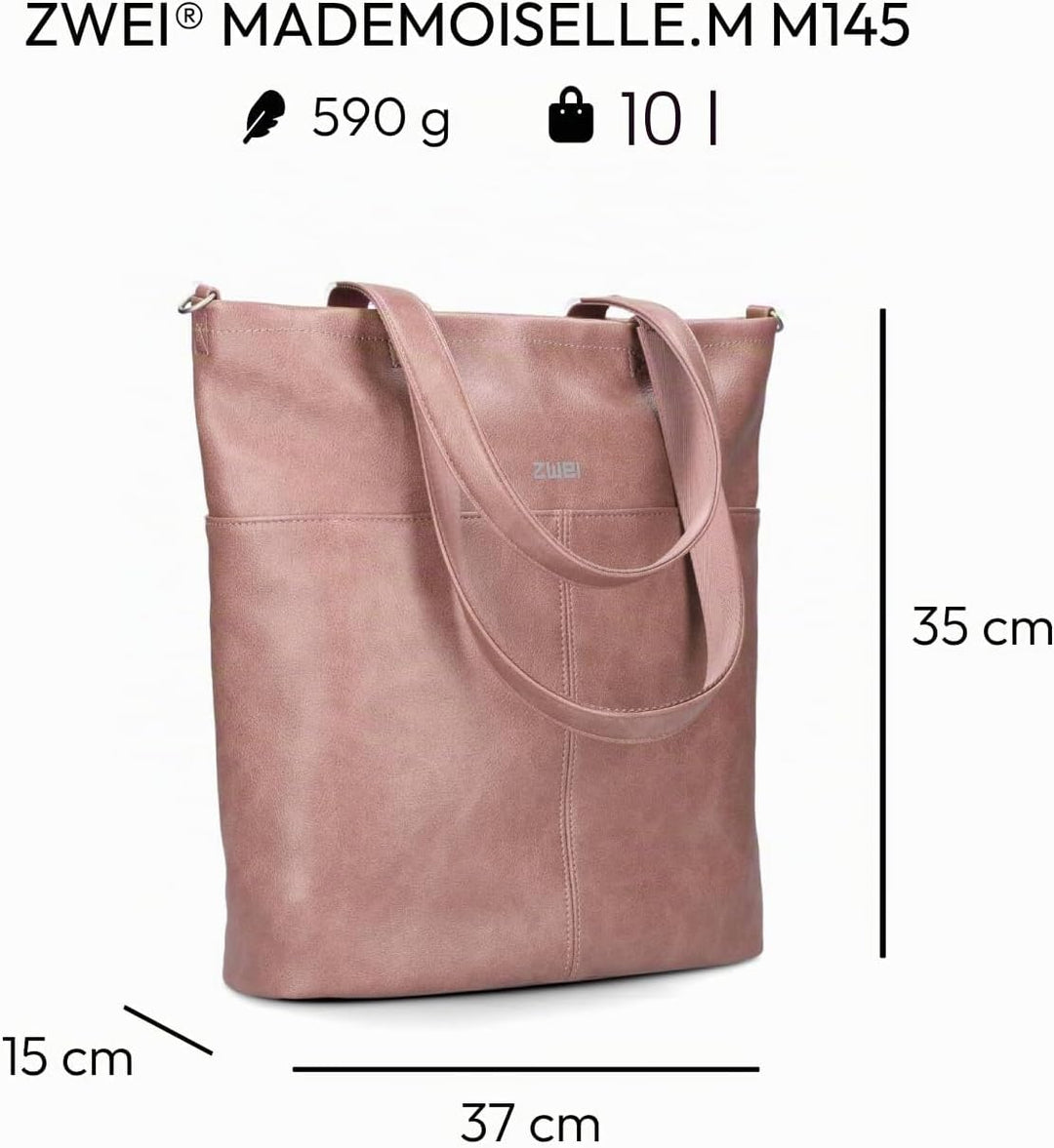 Zwei M145 Umhaengetasche Blush, Blush