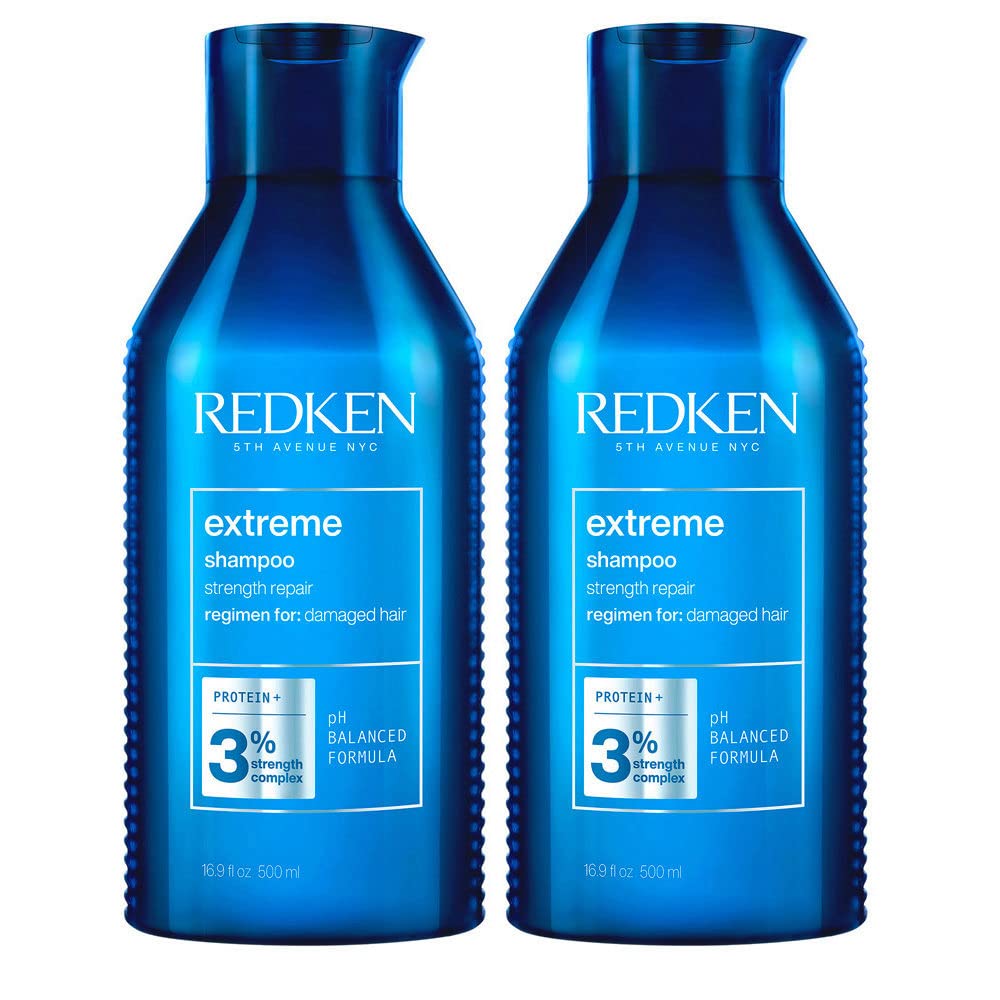 Redken Haarshampoo für sprödes und geschädigtes Haar, Anti Haarbruch, Mit Sojaproteinen, Ceramiden,