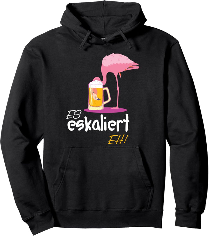 es eskaliert eh Bierschiss outfit Bauch Hackedicht Biermarke Pullover Hoodie