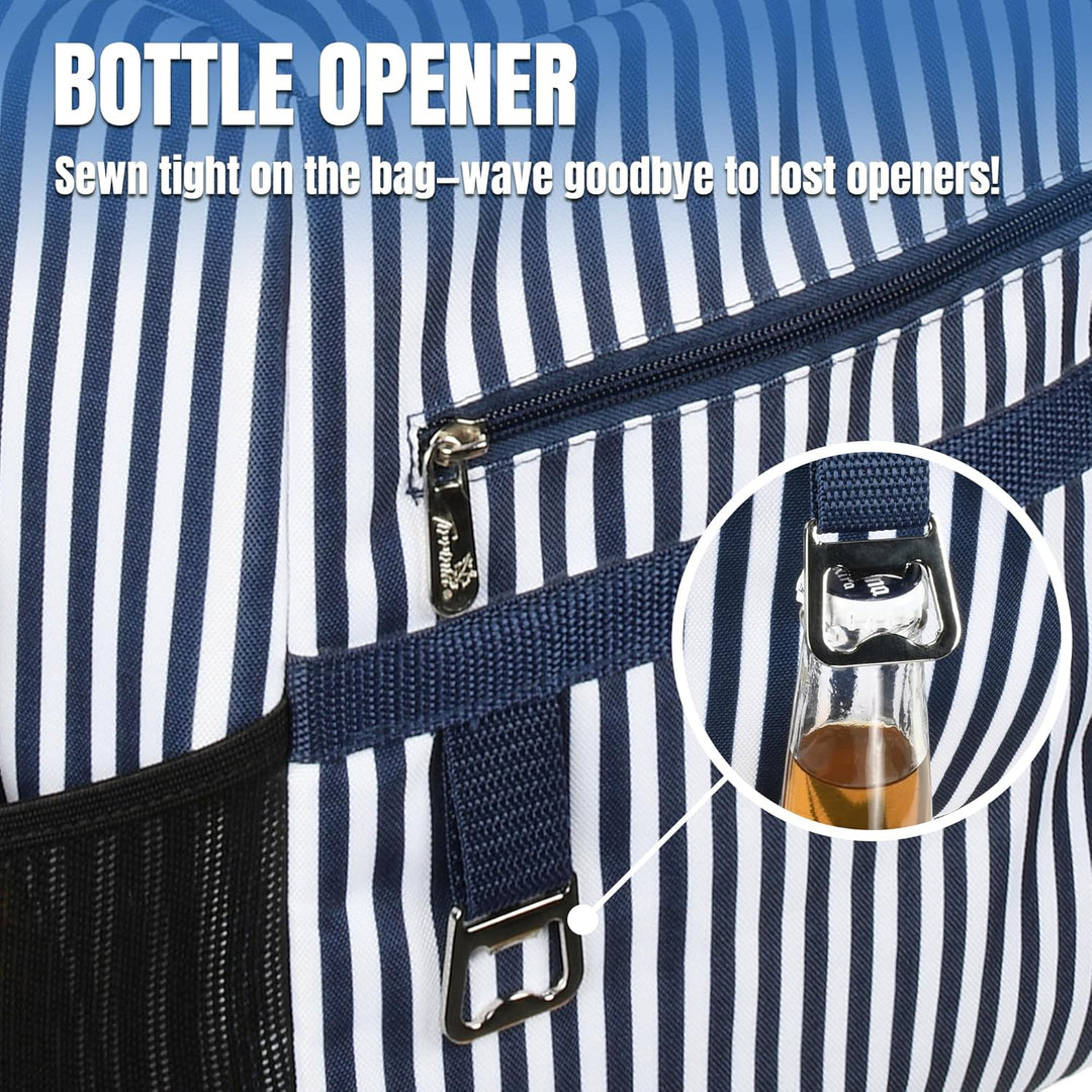 Kato Tirrinia 20L Gross Kühltasche Isoliertasche, Picknickkorb Kühlbox mit Flaschentasche 2 Flaschen