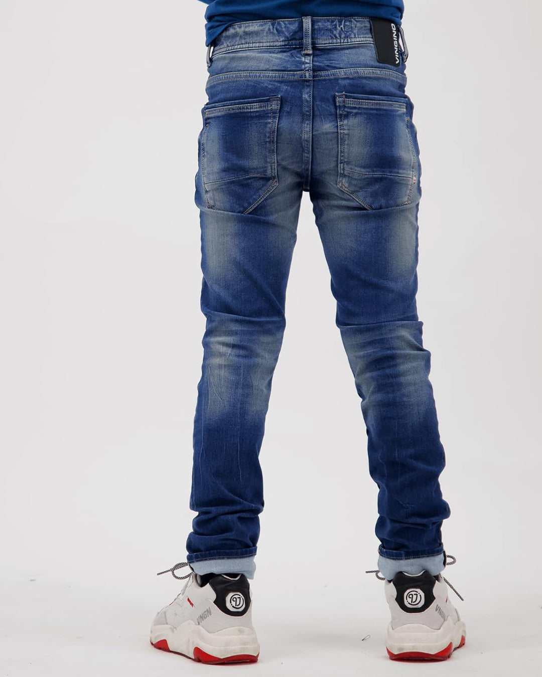 Vingino Jungen Alfons Jeans 104 Slim Blue Vintage, 104 Slim Blue Vintage