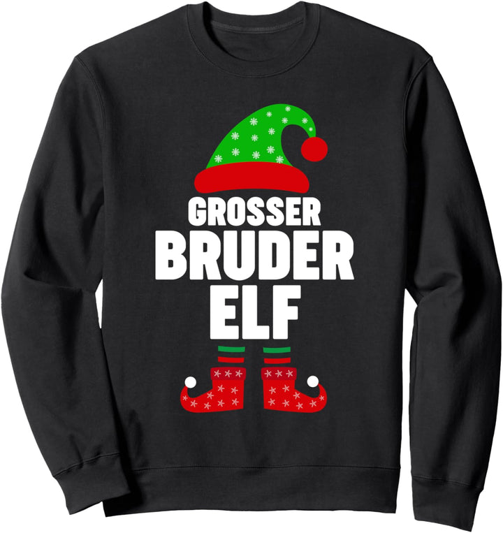 Weinachten Weihnachtself Bruder Elf Elfen Sweatshirt