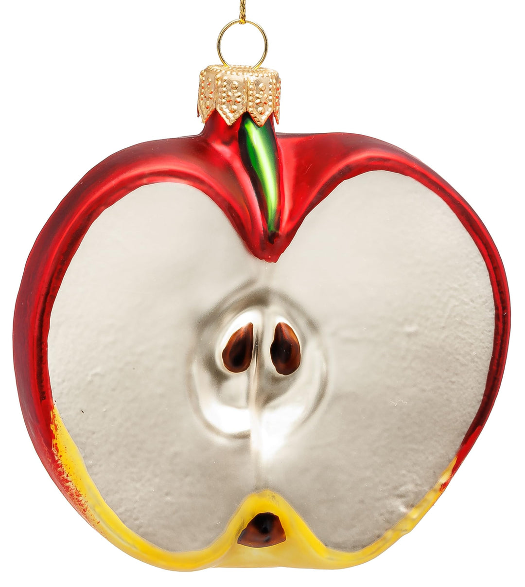 SIKORA Apfel besondere Weihnachtskugel Glas Christbaumschmuck Deko Figur Weihnachten Anhänger Orname