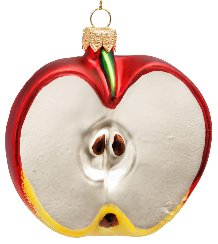 SIKORA Apfel besondere Weihnachtskugel Glas Christbaumschmuck Deko Figur Weihnachten Anhänger Orname