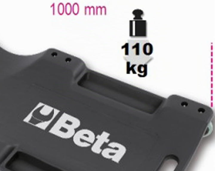 Beta 3003 Montageroller aus stossfestem Kunststoff, Rollbrett für die Werkstatt, Automobil Liegewage