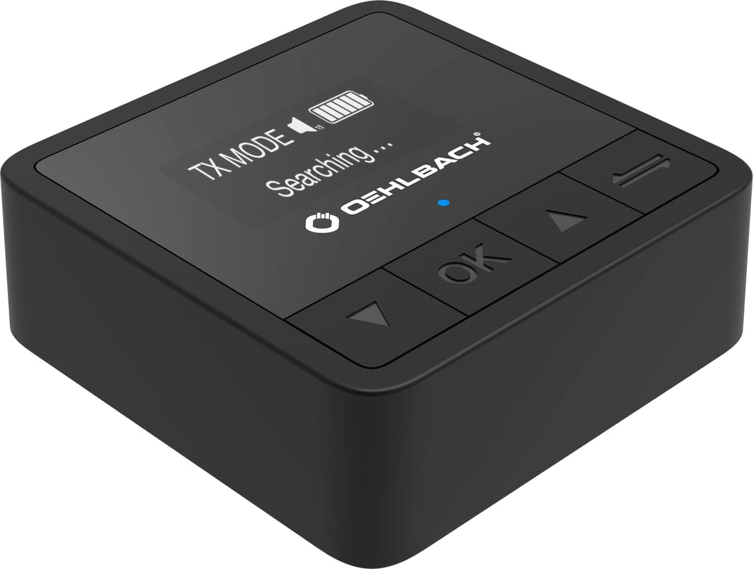 Oehlbach BTR Innovation 5.2 - Bluetooth Transmitter und Receiver (Sender/Empfänger) in aptX Qualität