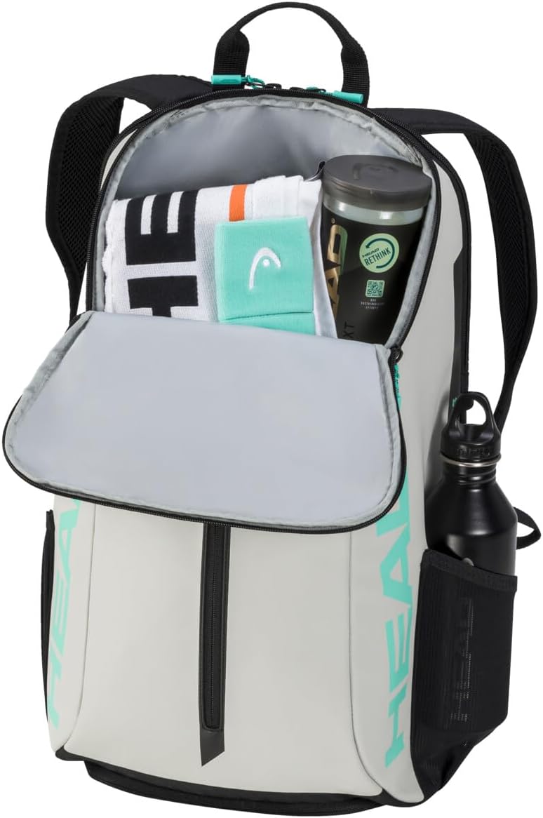 HEAD Unisex Tour Backpack 25l Tennisrucksack (1er Pack) 25L Ceramic/Teal, 25L Ceramic/Teal