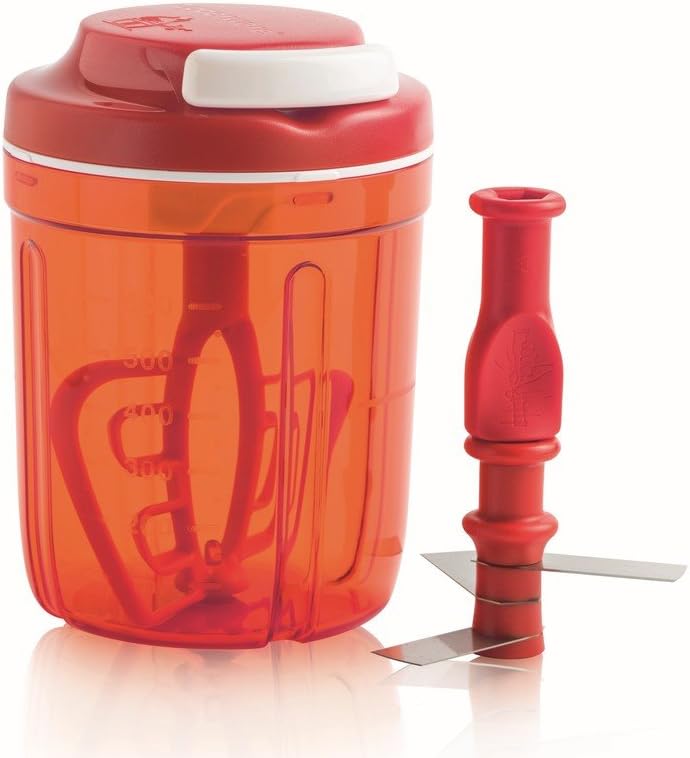 TUPPERWARE Chef Multi-Chef rot D169 zum Zerkleinern & Aufschlagen Speedy P 20712