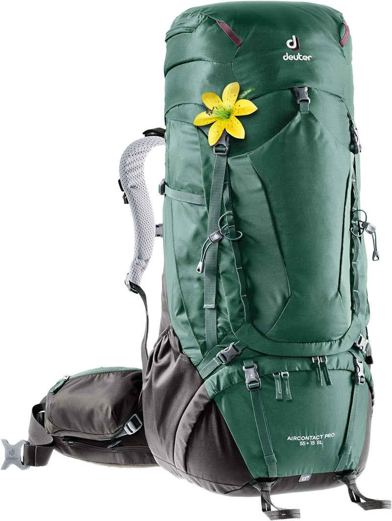 deuter Aircontact PRO 55 + 15 SL 2020 Model Damen Trekkingrucksack Seagreen-coffee, Seagreen-coffee