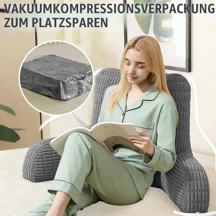 Lesekissen für Bett Und Sofa, Erwachsenensofa mit Rückenlehnenkissen, Sitzkissen mit Armlehne, Rücke