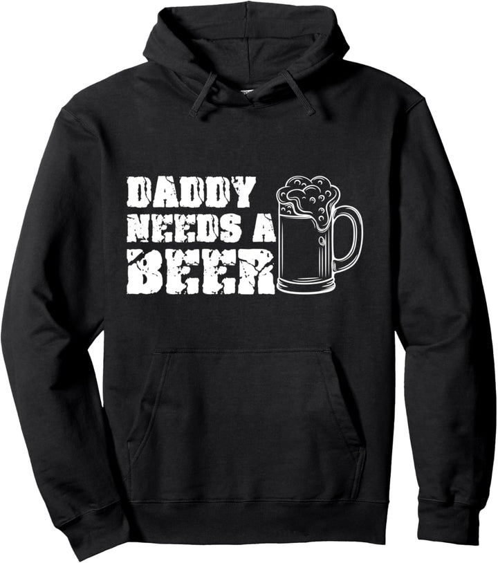 Vater Braucht Bier Daddy Familie Dad Legende Stolzer Mann Pullover Hoodie