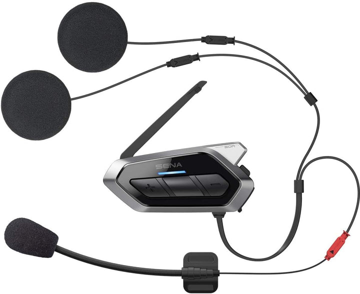 Sena 50R Flaches Motorrad Bluetooth Kommunikationssystem mit Mesh 2.0, Doppelpack Doppelpack 50R, Do