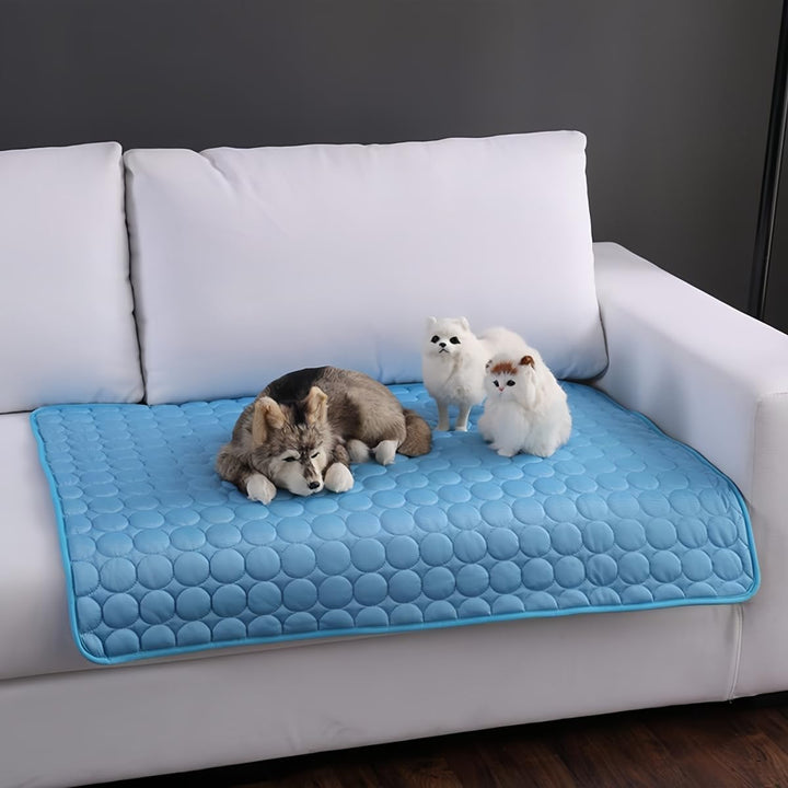 Kühlmatte Hunde, Selbstkühlende Hundematte, Kühldecke Katzen, Ungiftig Kühlkissen für Haustiere, Was