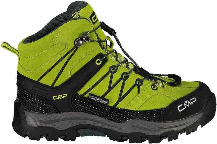 CMP Unisex Kinder Kids Rigel Mid Shoe Wp Trekking-& Wanderstiefel 32 EU Energy Jungle, 32 EU Energy
