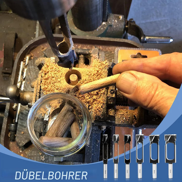 Holzdübellochschneider, Zapfenbohrer, tiefer Dübelschneider, Kernbohrer für Holzbearbeitung, Möbelhe