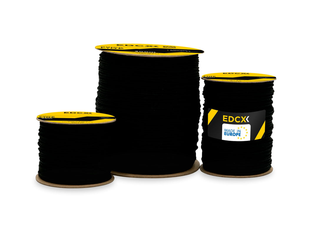 EdcX Maurerschnur ⌀1,7 mm | 50m, 100m und 300m | Nylon | Ziegellinie, Bauschnur, Gartenarbeit, Mason