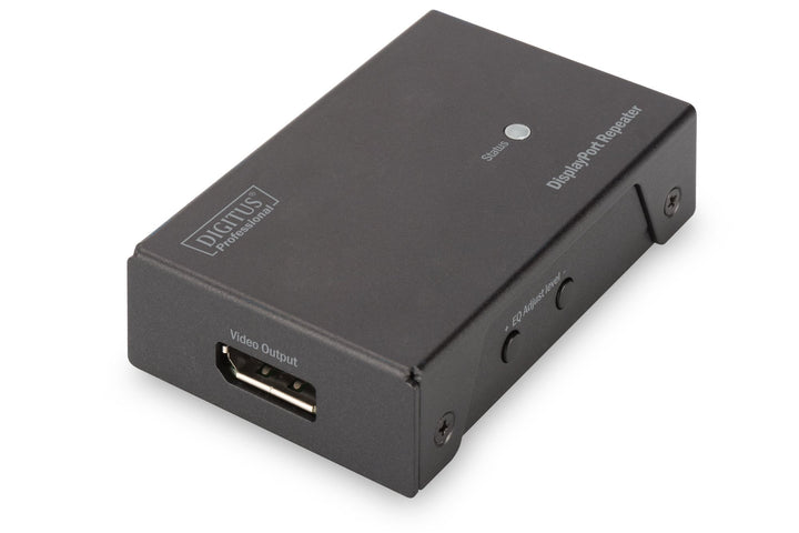 DIGITUS 4K DisplayPort Repeater, UltraHD bis zu 13 m, FullHD bis zu 20 m, Auflösung 3840 x 2160 bei
