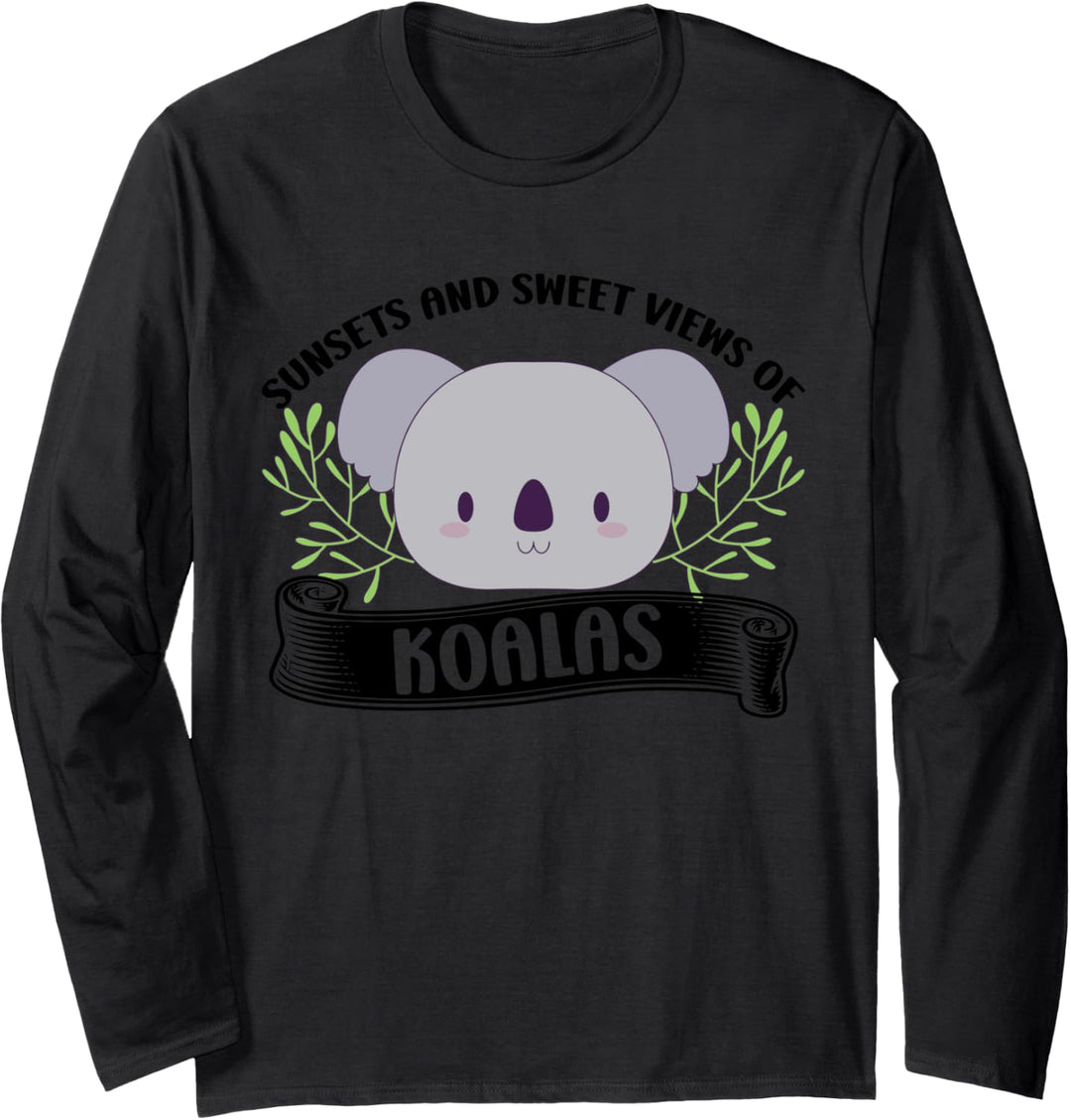 Sonnenuntergänge und süsse Aussichten von Koalas Koalas Langarmshirt
