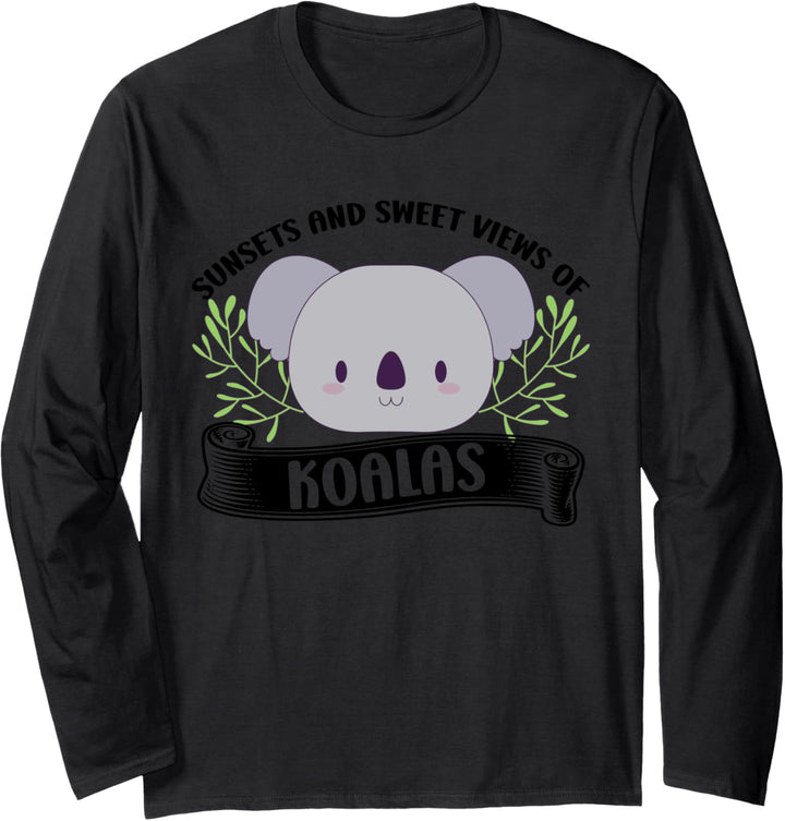 Sonnenuntergänge und süsse Aussichten von Koalas Koalas Langarmshirt