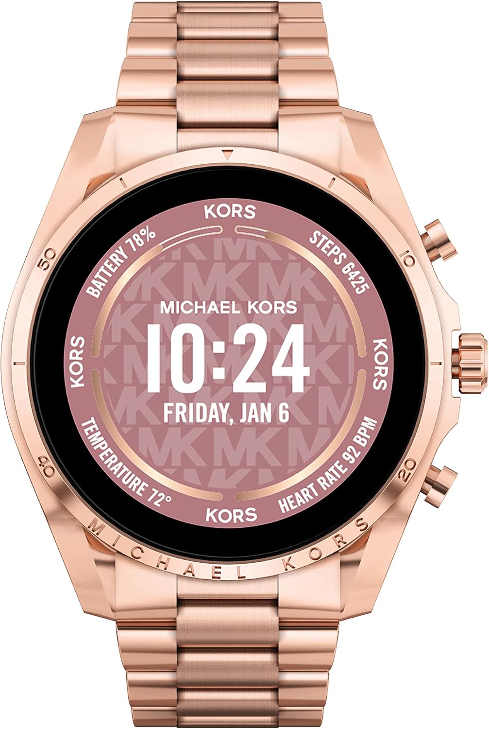 Michael Kors Herren oder Damen Gen 6 44 mm Touchscreen Smartwatch mit Alexa Integriertem Fitness-Tra