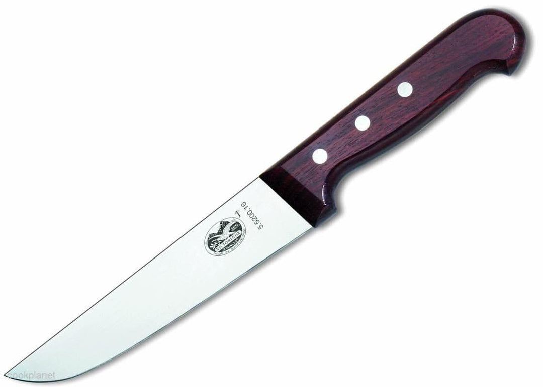 Victorinox, 5.5200.16, Wood, Schlachtmesser, Extra scharfe Klinge, mit geradem Schliff, mit edlem Ho