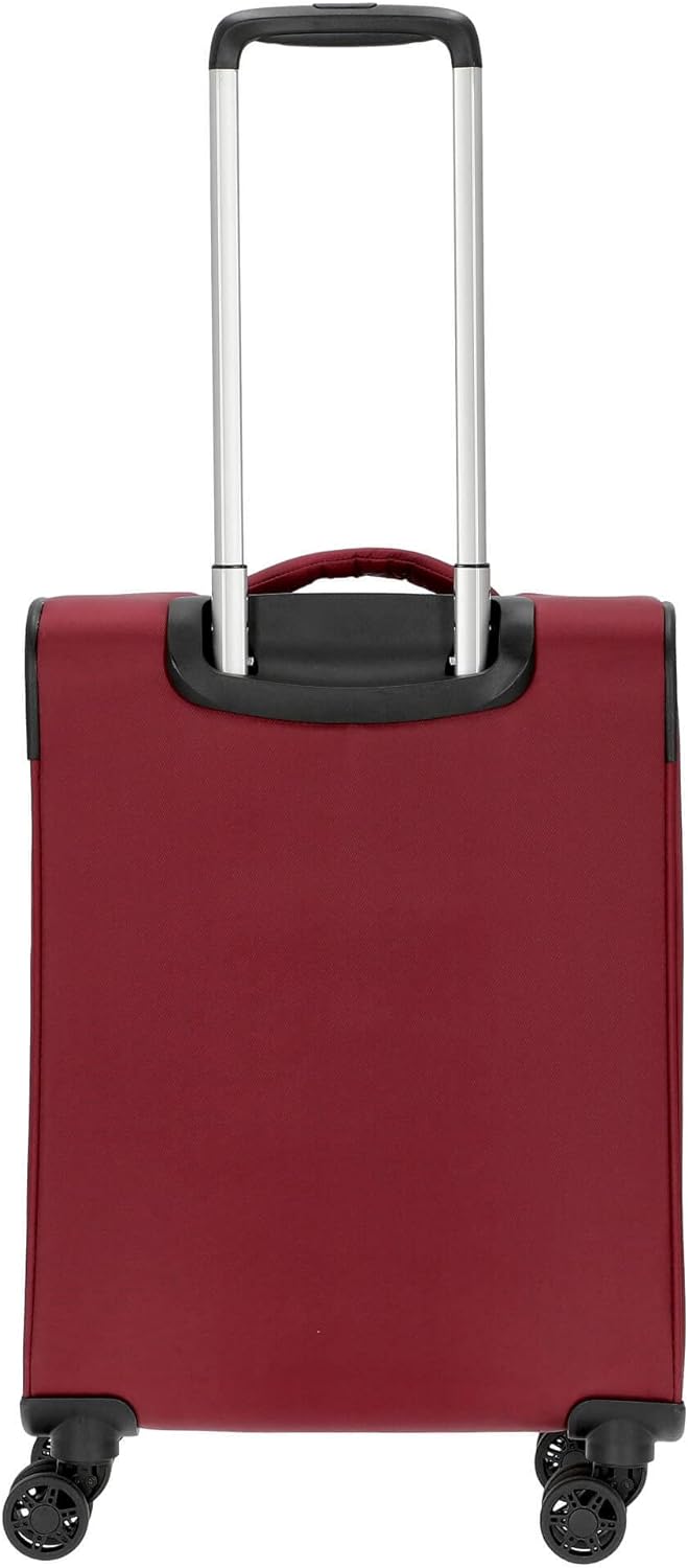 D&N Travel Line 9104-4-Rollen-Kabinentrolley S 55 cm Bordeaux, Bordeaux