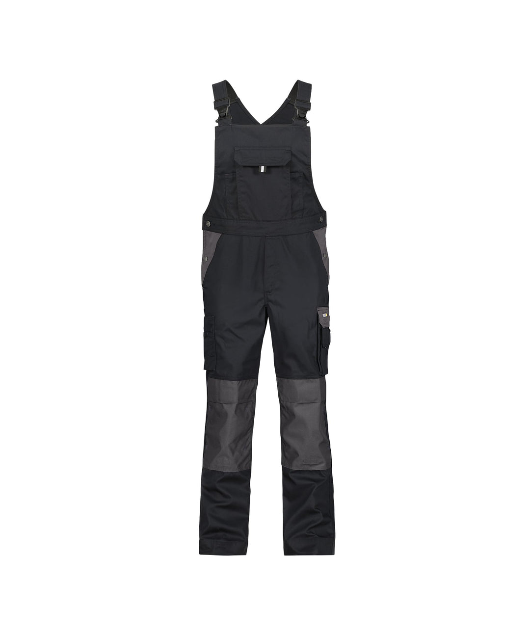 DASSY® Versailles Zweifarbige Latzhose mit Kniepolstertaschen DASSY CLASSIC PESCO 61 SCHWARZ/ZEMENTG