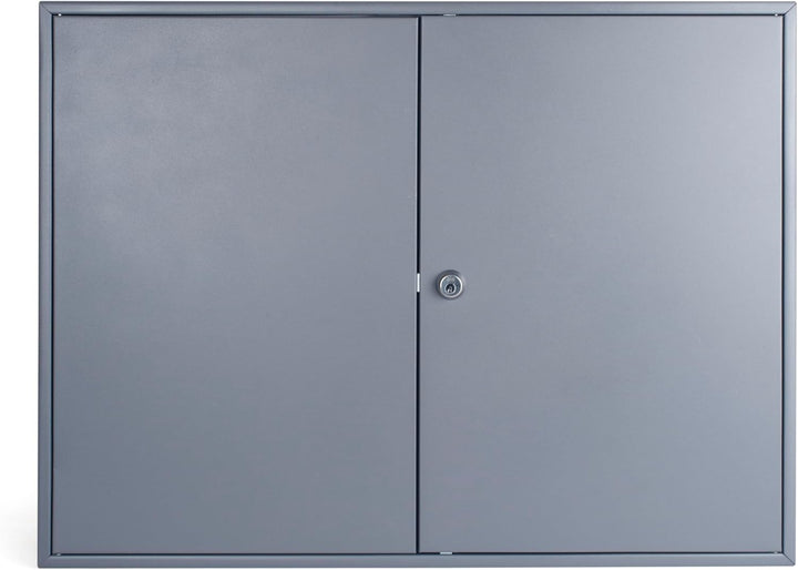 Pavo 8032129 Schlüssel-Kasten/Schrank, 300 Haken mit seitlichem Schlüsseleinwurf, dunkelgrau 300 Hak