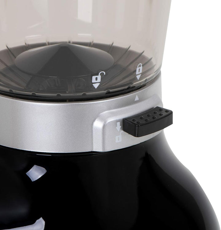 Adler AD 4450 Burr Kaffeemühle 300 W Schwarz 31 Mahlstufen Mahlwerk für Kaffeebohnen