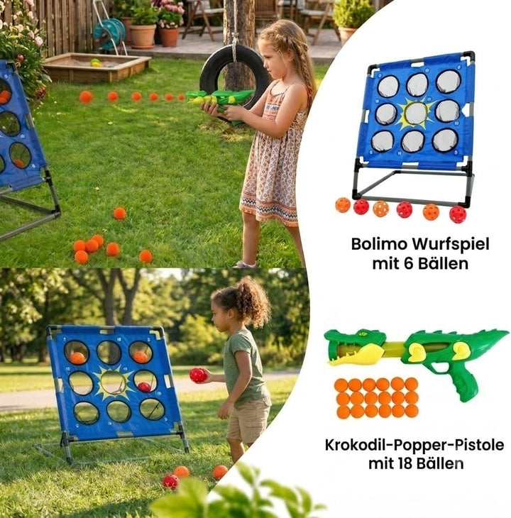 Bolimo Pro Wurfspiel für Kinder und Erwachsene, Ballspiel/Wurfspiel Indoor und Outdoor, Wurfspiel mi