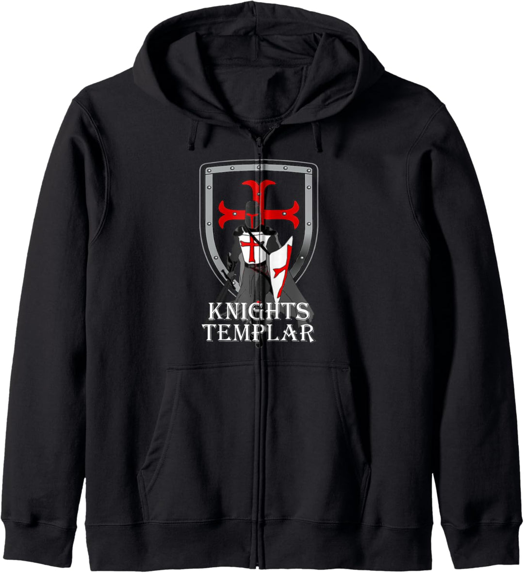 Ring Tempelritter Kreuzritter Kreuzritter Mittelalter Kapuzenjacke