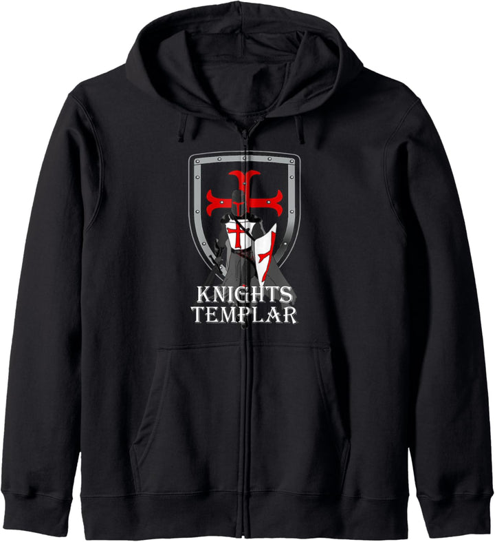 Ring Tempelritter Kreuzritter Kreuzritter Mittelalter Kapuzenjacke