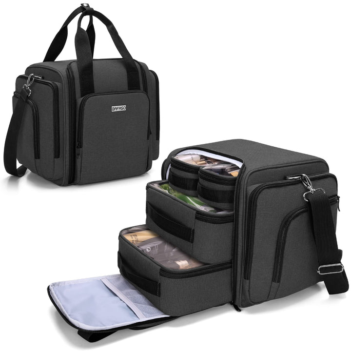 BAFASO Kulturtasche Gross, Kosmetiktasche für Make up Set, Kosmetika Organizer Tasche für Unterwegs,