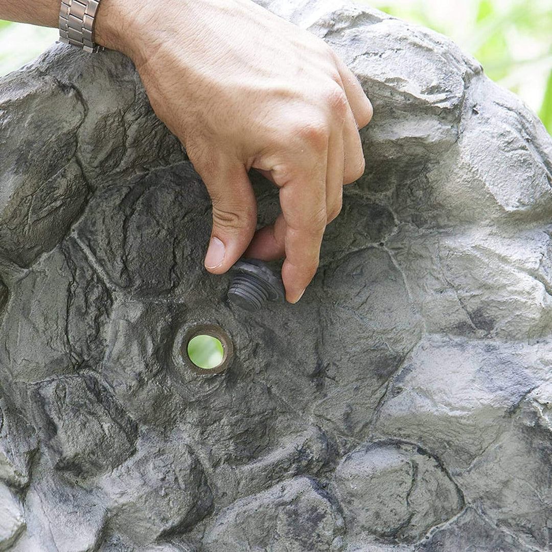 Heissner Bachlaufschale felsgrau, 87x68x8 cm, m. Pumpenanschluss