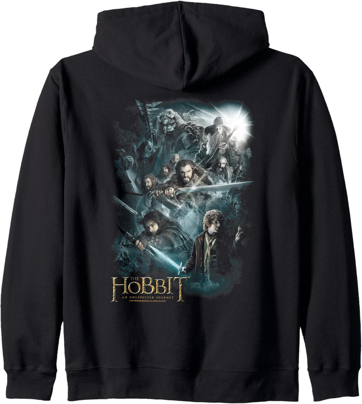 The Hobbit Epic Adventure Black Kapuzenjacke