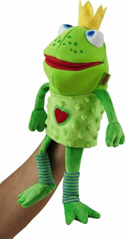 HABA 300490 - Handpuppe Froschkönig