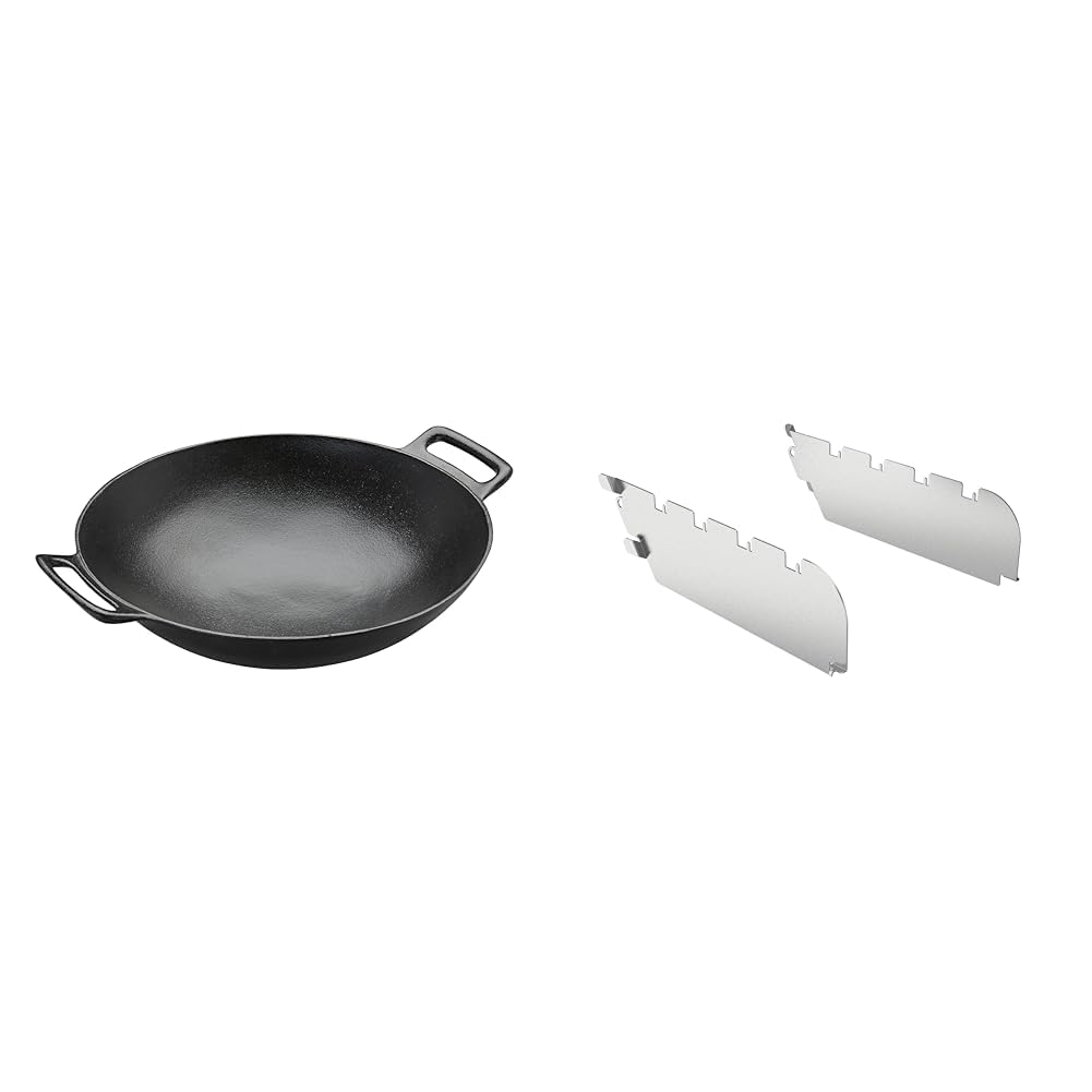 RÖSLE VARIO Wok, Hochwertiger Wok aus emailliertem Gusseisen zum scharfen Anbraten & Primezone-Winds