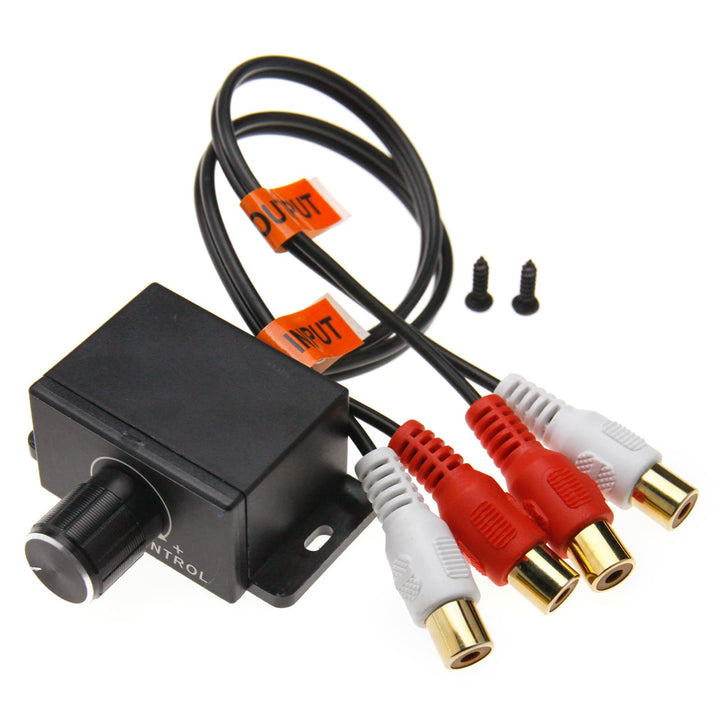 Car 4 Cinch Verstärker Audio Bass RCA Verstärker Verstärker Gain Level Volume Controller