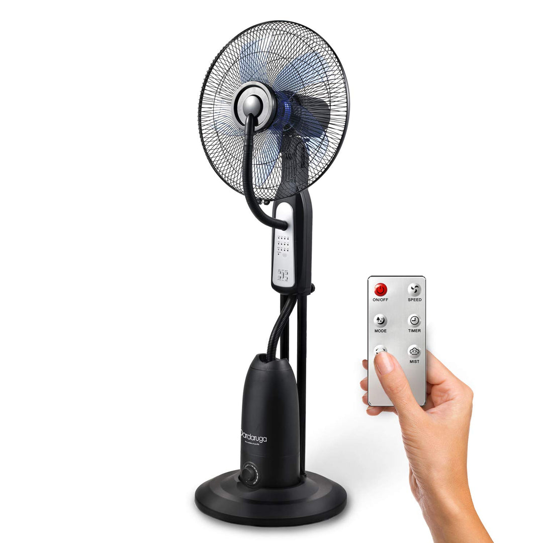 KLIMA Standventilator mit Sprühnebel Wasserkühlung Kühlfunktion DARDARUGA