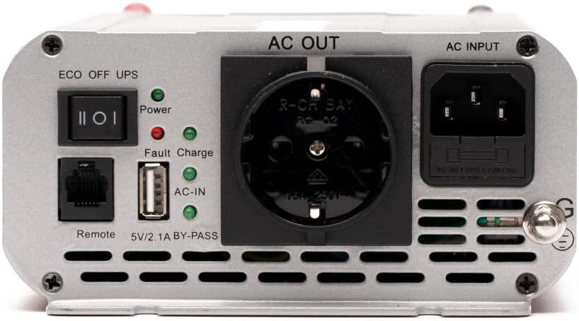 NOQON NSC324 300W/24V Sinus-Wechselrichter mit Ladegerät, NVS- und USV-Funktion
