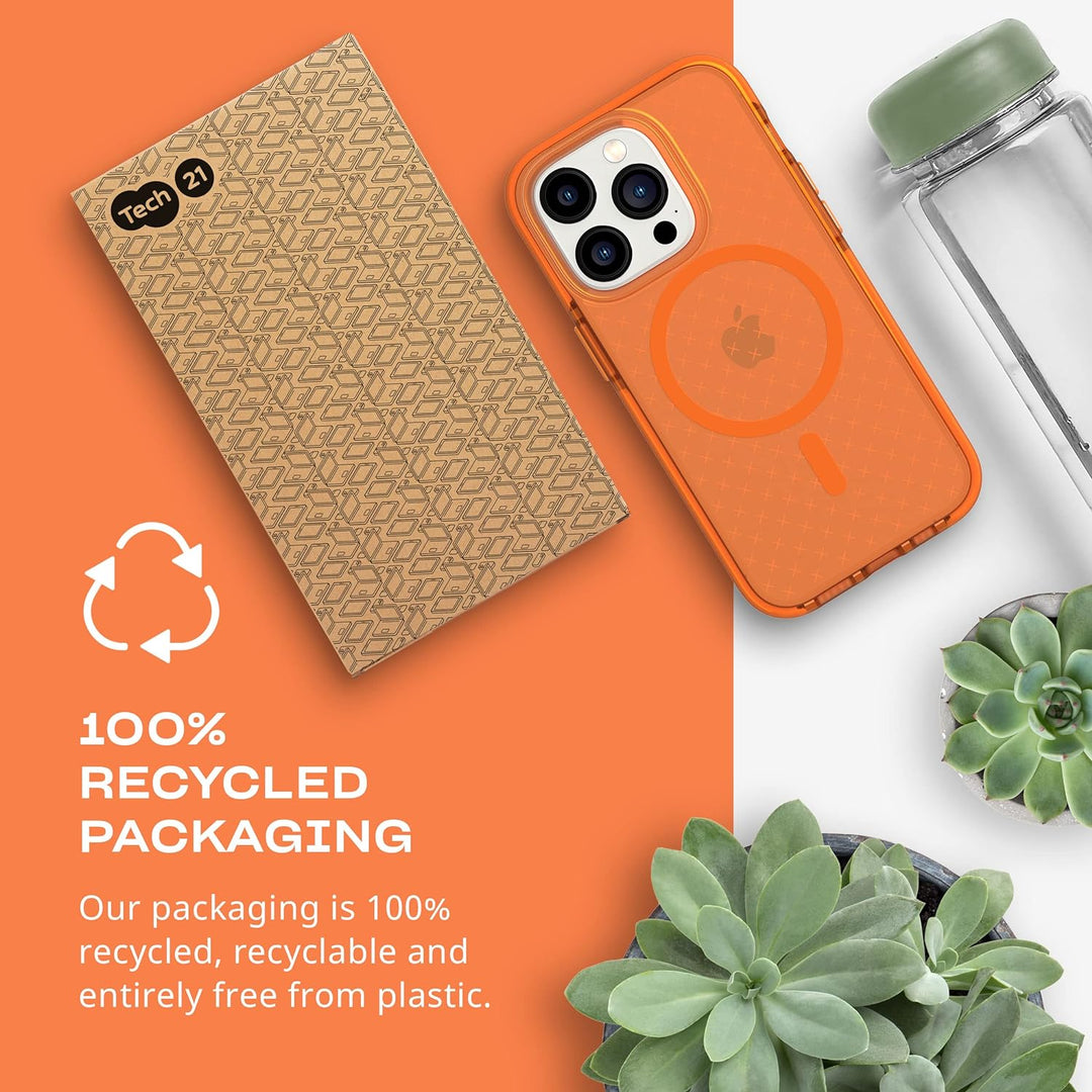 tech21 iPhone 14 Pro Evo Check Kompatibel mit MagSafe - Stossdämpfende & schlanke Schutzhülle mit 16
