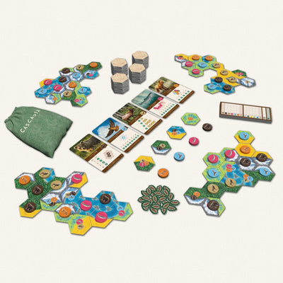 Kosmos 682590 Cascadia – Im Herzen der Natur, Spiel des Jahres 2022, Legespiel mit Holz-Elementen, F