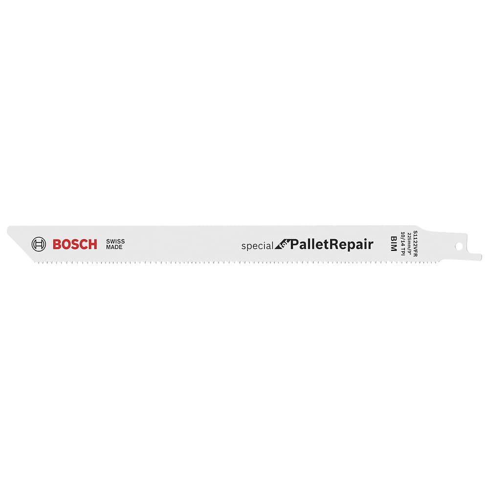 Bosch Professional 5 Stück Stichsägeblatt S 1122 VFR Special for Pallet Repair (für Paletten, Zubehö