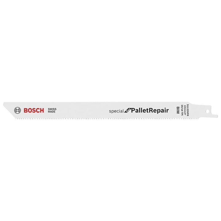 Bosch Professional 5 Stück Stichsägeblatt S 1122 VFR Special for Pallet Repair (für Paletten, Zubehö