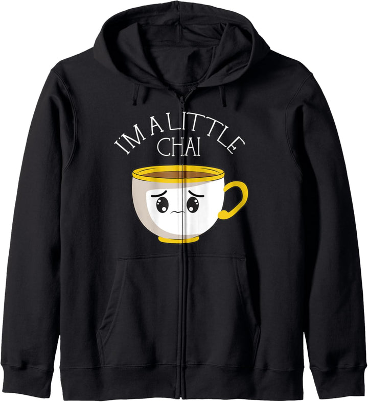 Kleiner schüchterner Chai-Tee Kapuzenjacke
