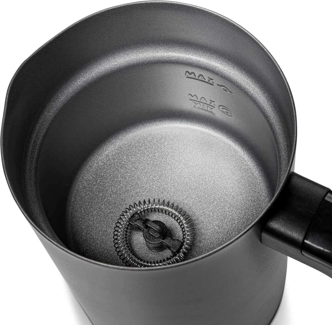 Brabantia Milchaufschäumer Elektrisch 4-in-1, Automatische Milchschäumer, für Heisser und Kalter Mil