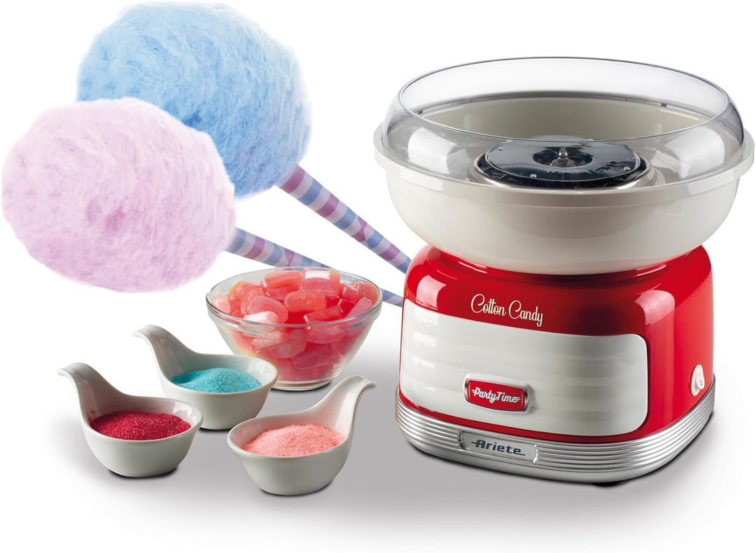 Ariete 2973 Cotton Candy, Zuckerwattemaschine, 450 W, Rot