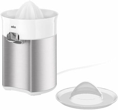 Braun CitrusQuick 5 CJ5050 WH Zitruspresse, Direkter Saftauslauf, Anti-Tropf-Auslauf, Start/Stopp-Au